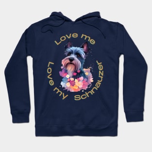 Schnauzer Splendor: Celebrate the Charm of Schnauzers with this Captivating Design! Hoodie